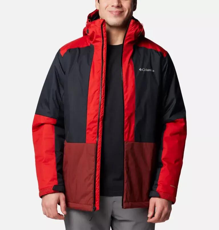 Vestes Synthetiques Et Doudounes Homme - COLUMBIA Point Park Jacket - Sail Red 7/7