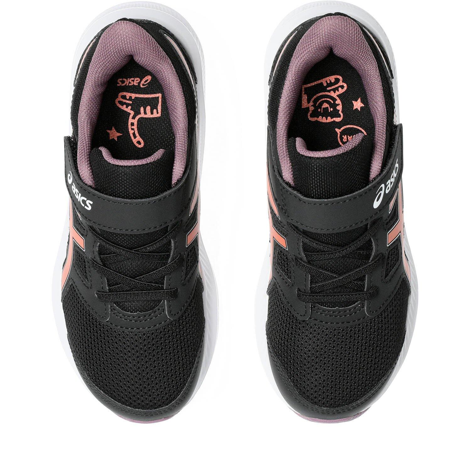 Sapatos Multidesportivos Crianças - ASICS Jolt 4 PS - Black/Desert Red 6/7