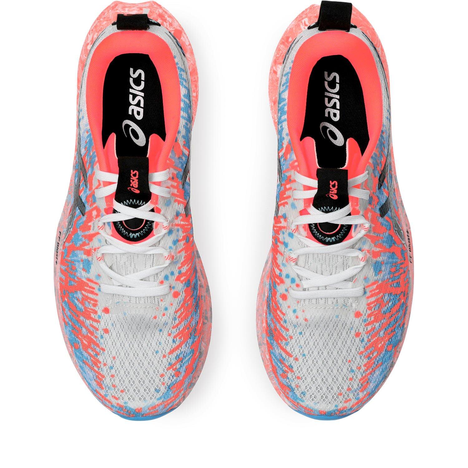 Zapatillas De Running Hombre - ASICS Gel Noosa Tri 16 - White/Sunrise Red 6/7