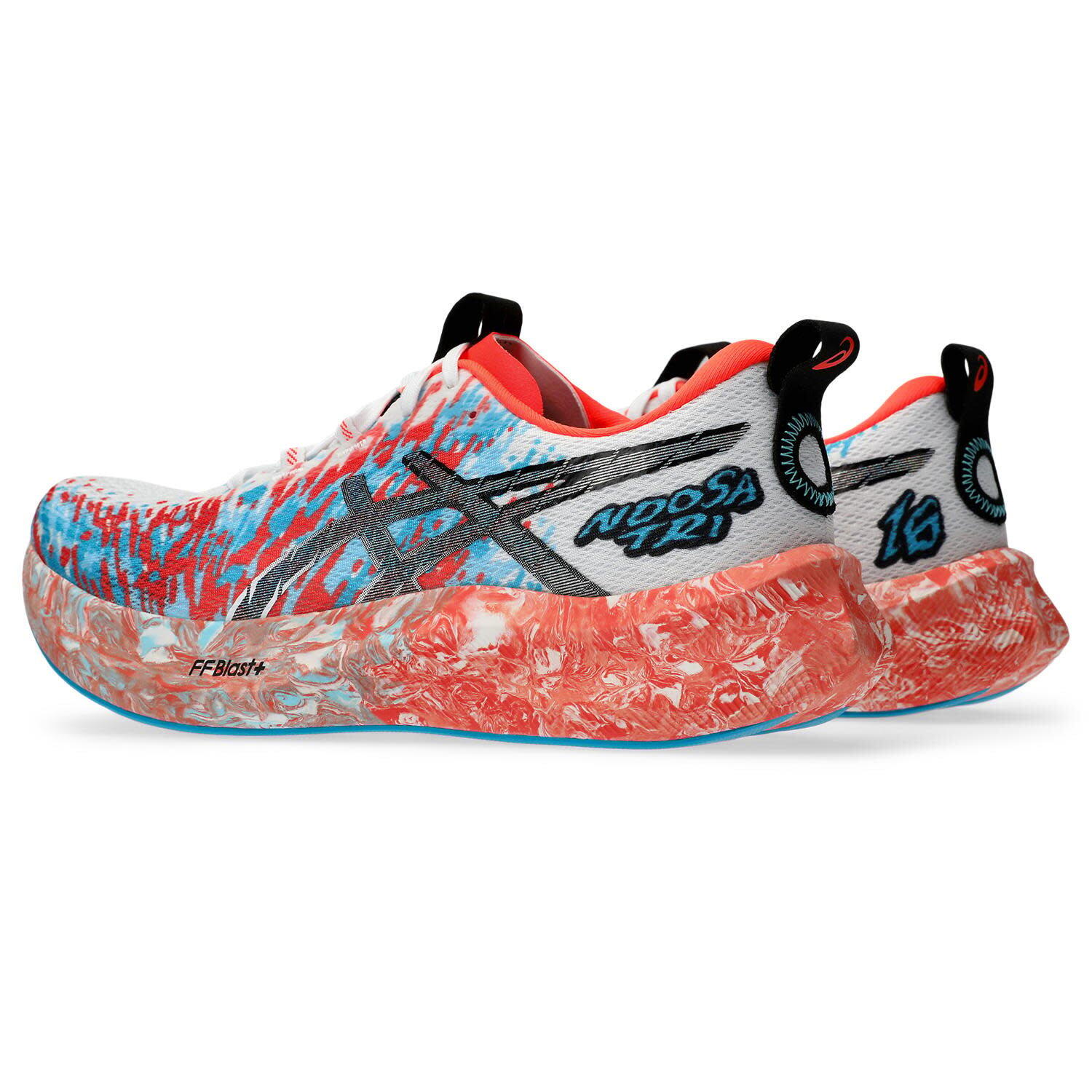 Zapatillas De Running Hombre - ASICS Gel Noosa Tri 16 - White/Sunrise Red 7/7