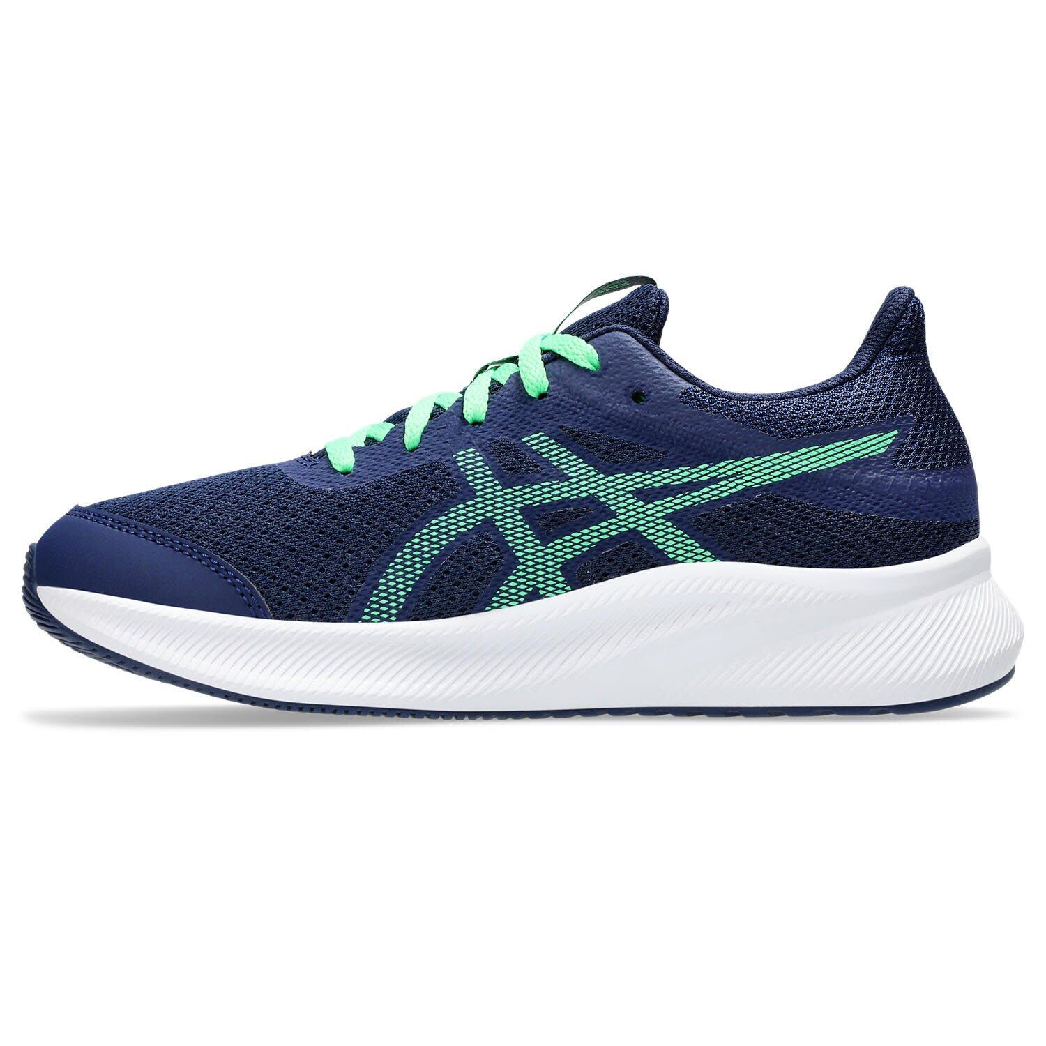 Chaussures De Running Enfants - ASICS Patriot 13 GS - Blue Expanse/New Leaf 4/6