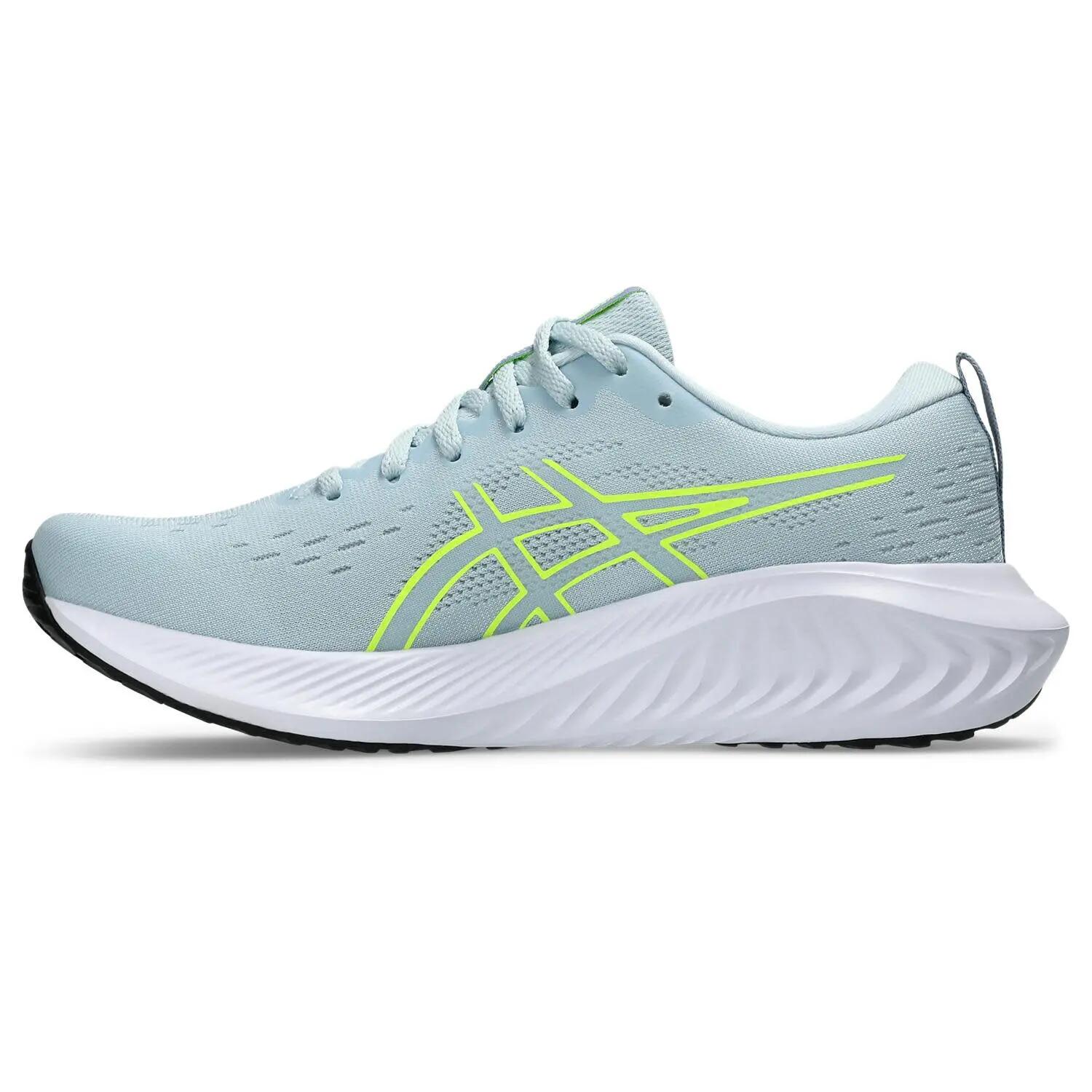Zapatillas De Running Mujer - ASICS  Gel Excite 10 W - Cool Grey/Safety Yellow 6/7