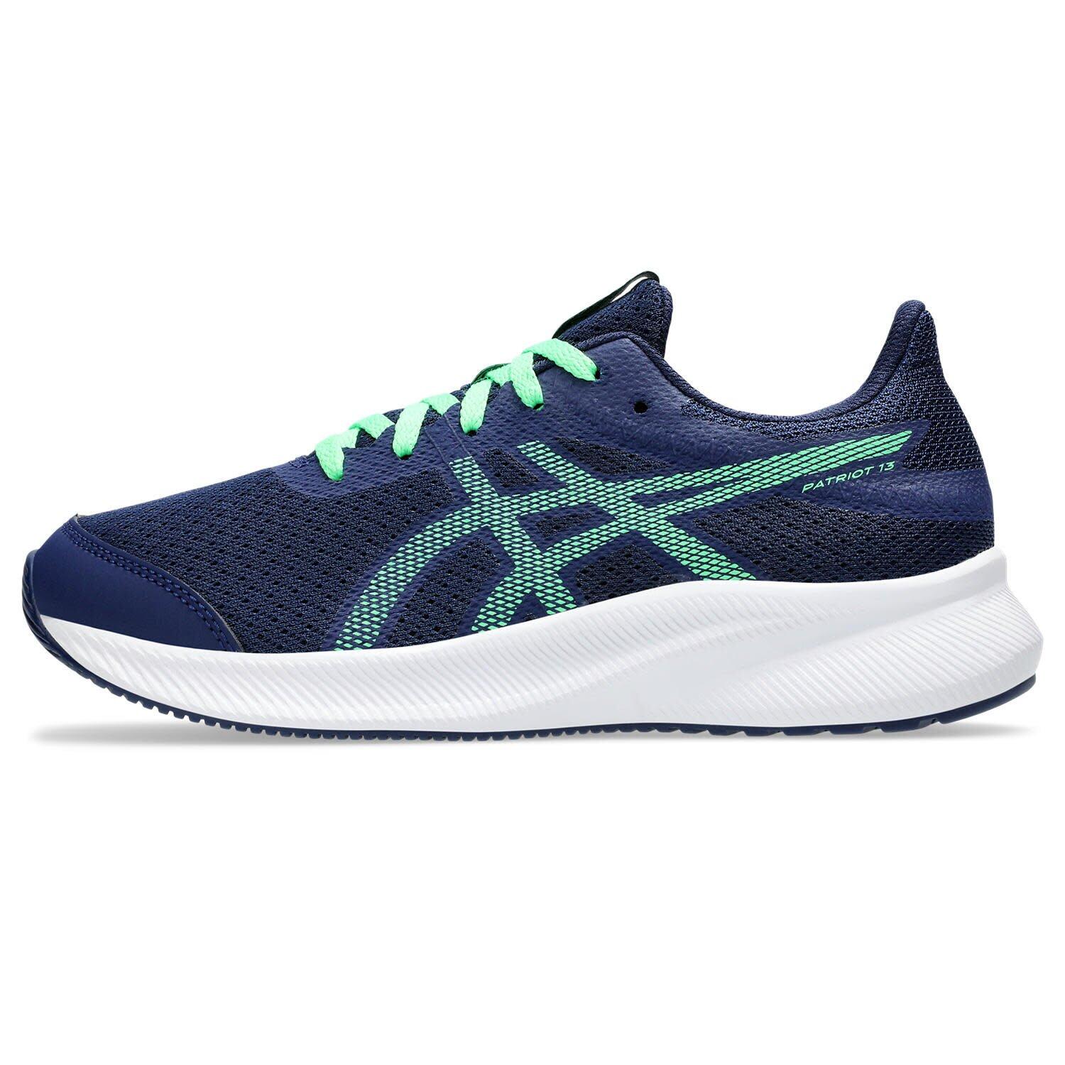 Chaussures De Running Enfants - ASICS Patriot 13 GS - Blue Expanse/New Leaf 3/6