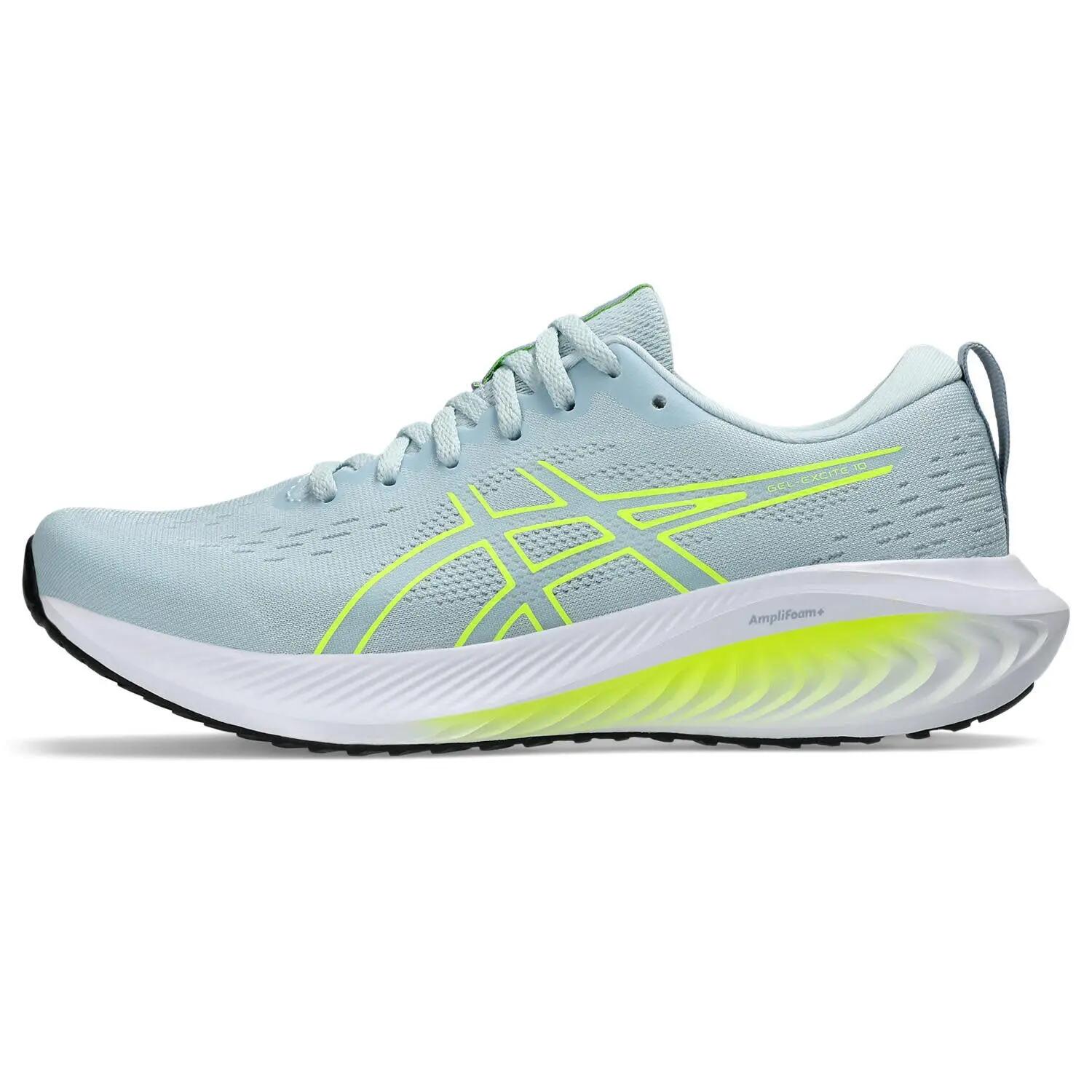 Zapatillas De Running Mujer - ASICS  Gel Excite 10 W - Cool Grey/Safety Yellow 3/7