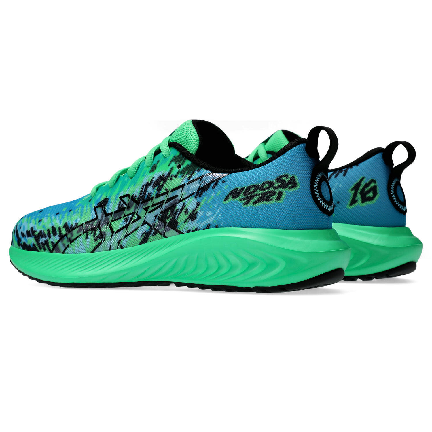 Hardloopschoenen Kinderen - ASICS Gel-Noosa Tri 16 GS - New Leaf/Glacier Grey 4/7