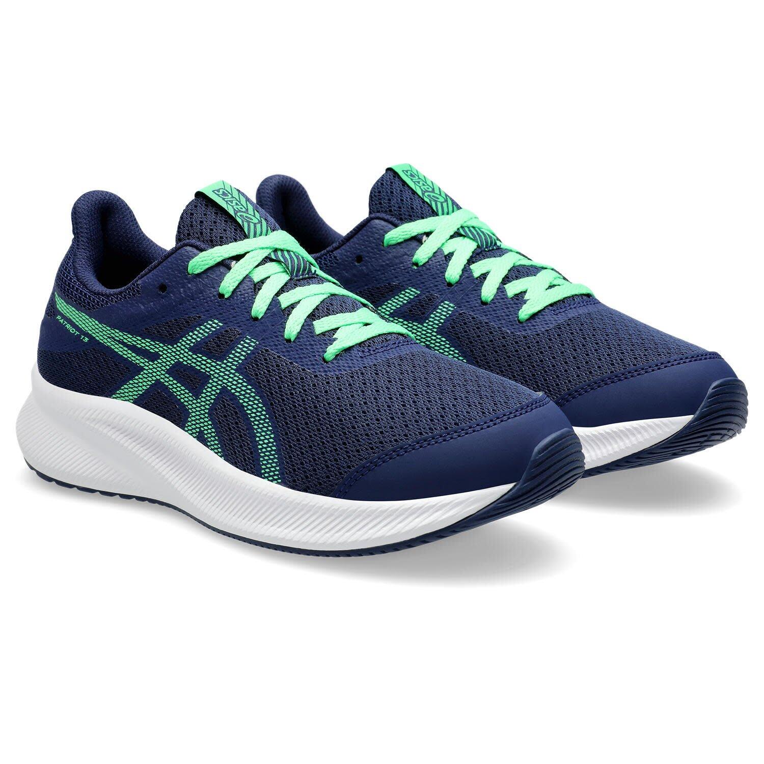 Chaussures De Running Enfants - ASICS Patriot 13 GS - Blue Expanse/New Leaf 2/6