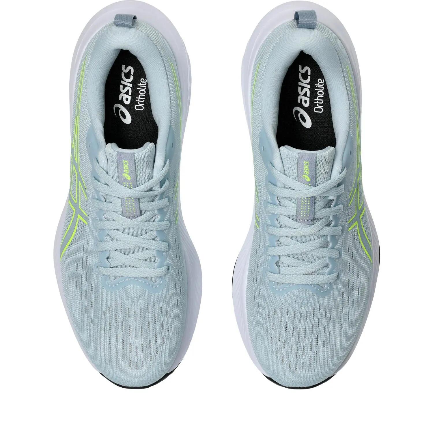 Zapatillas De Running Mujer - ASICS  Gel Excite 10 W - Cool Grey/Safety Yellow 7/7