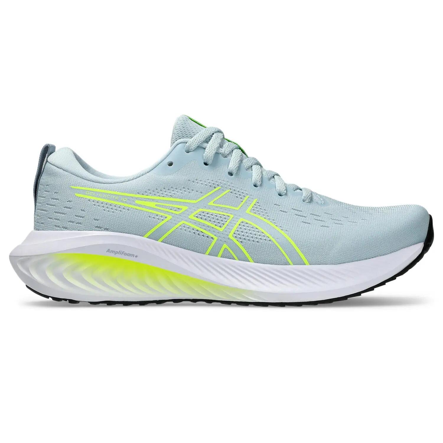 Zapatillas De Running Mujer - ASICS  Gel Excite 10 W - Cool Grey/Safety Yellow 2/7