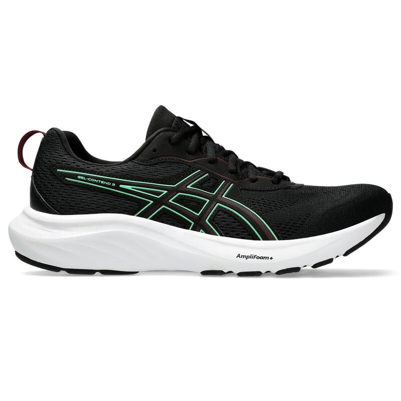 Chaussures De Running Homme - ASICS Gel-Contend 9 - Black/New Leaf