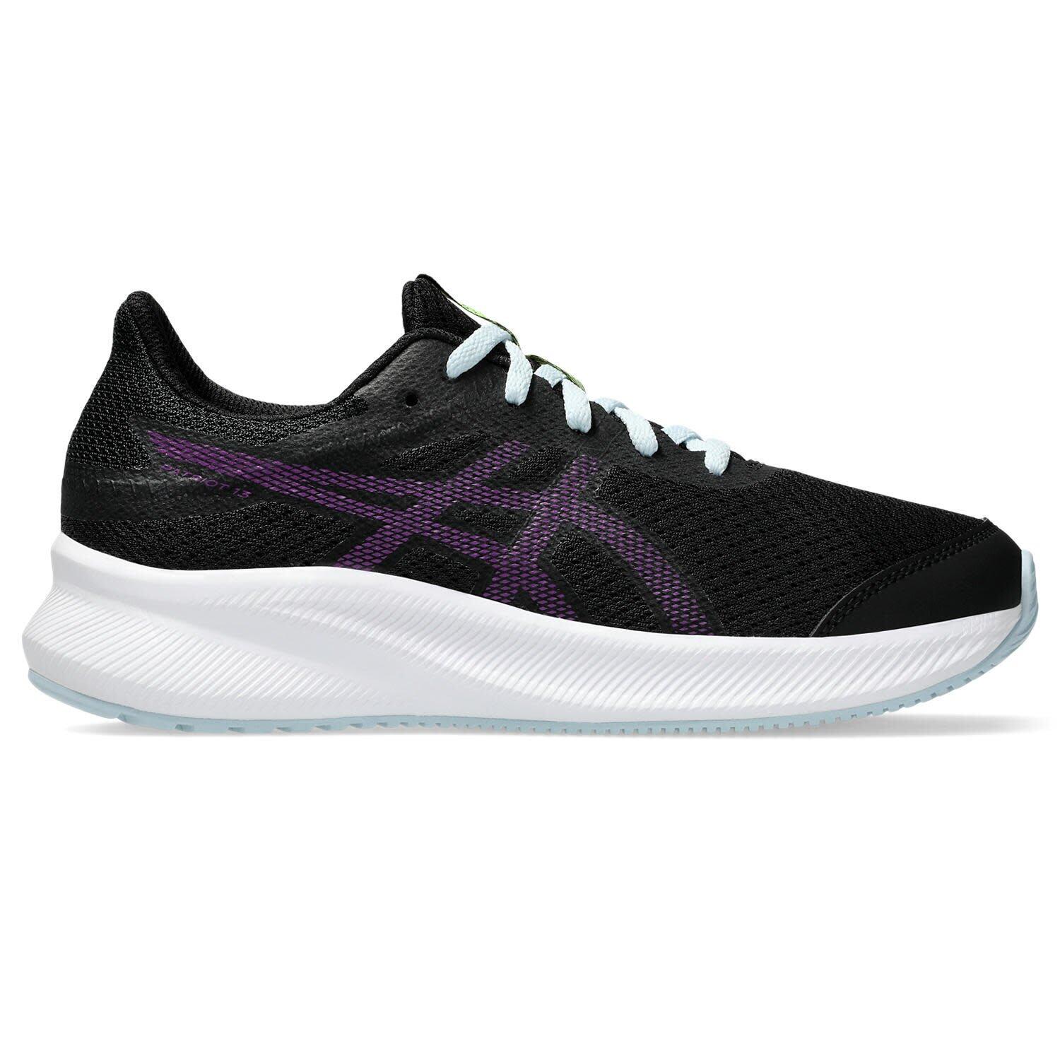 Asics - Chaussures De Running Enfants, Unisexe - Asics Patriot 13 Gs - Black/deepmauve - Chaussures De Sport - Noir - 37,5 - Decathlon