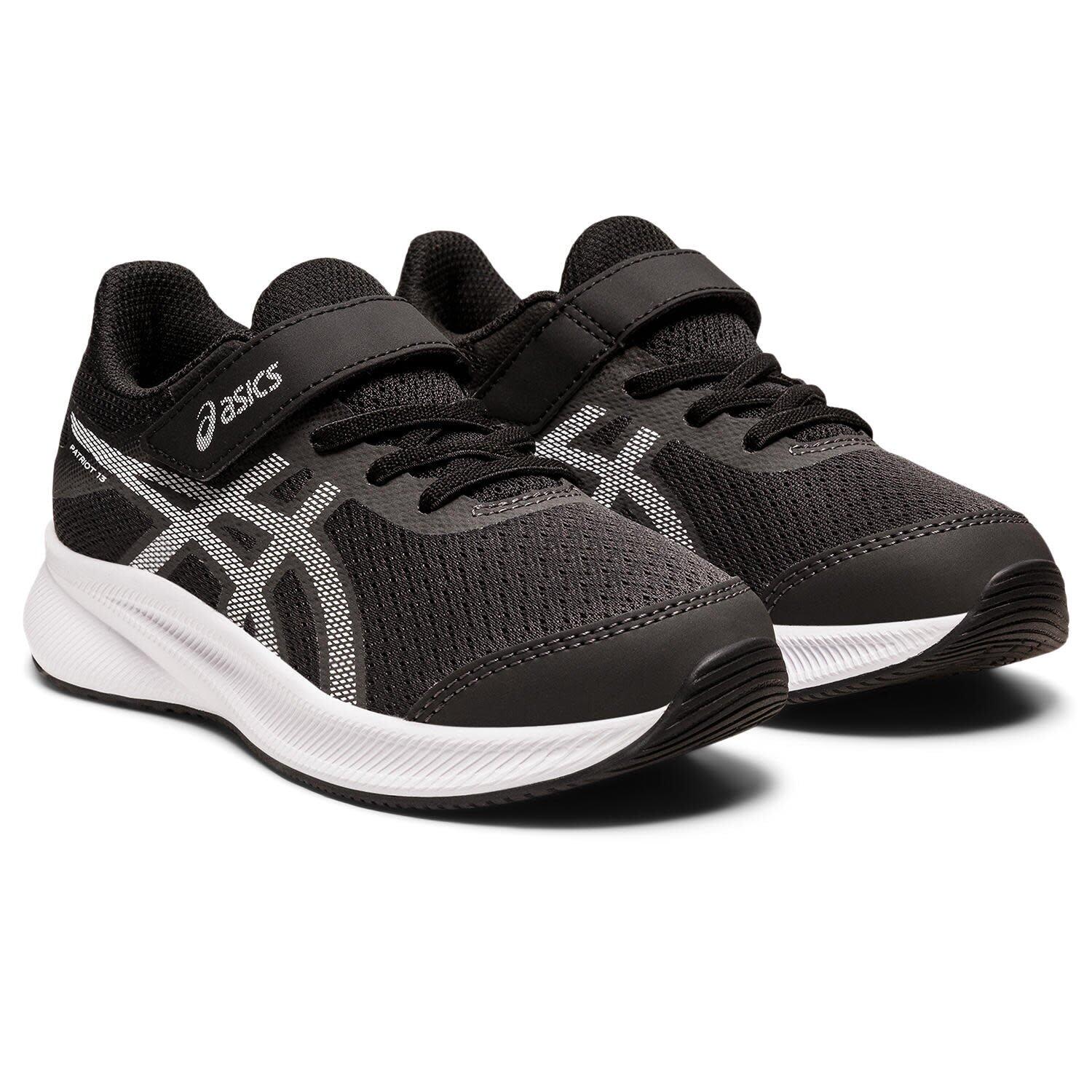 Calcado De Corrida Crianças, Unissex - ASICS Patriot 13 PS - Graphite/White 2/6