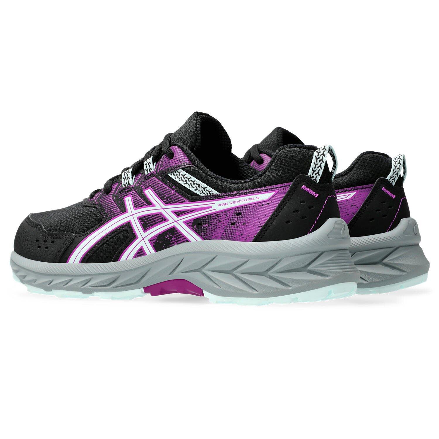 Zapatillas Senderismo Niños - ASICS Pre Venture 9 GS - Black/ShootingSea 5/7