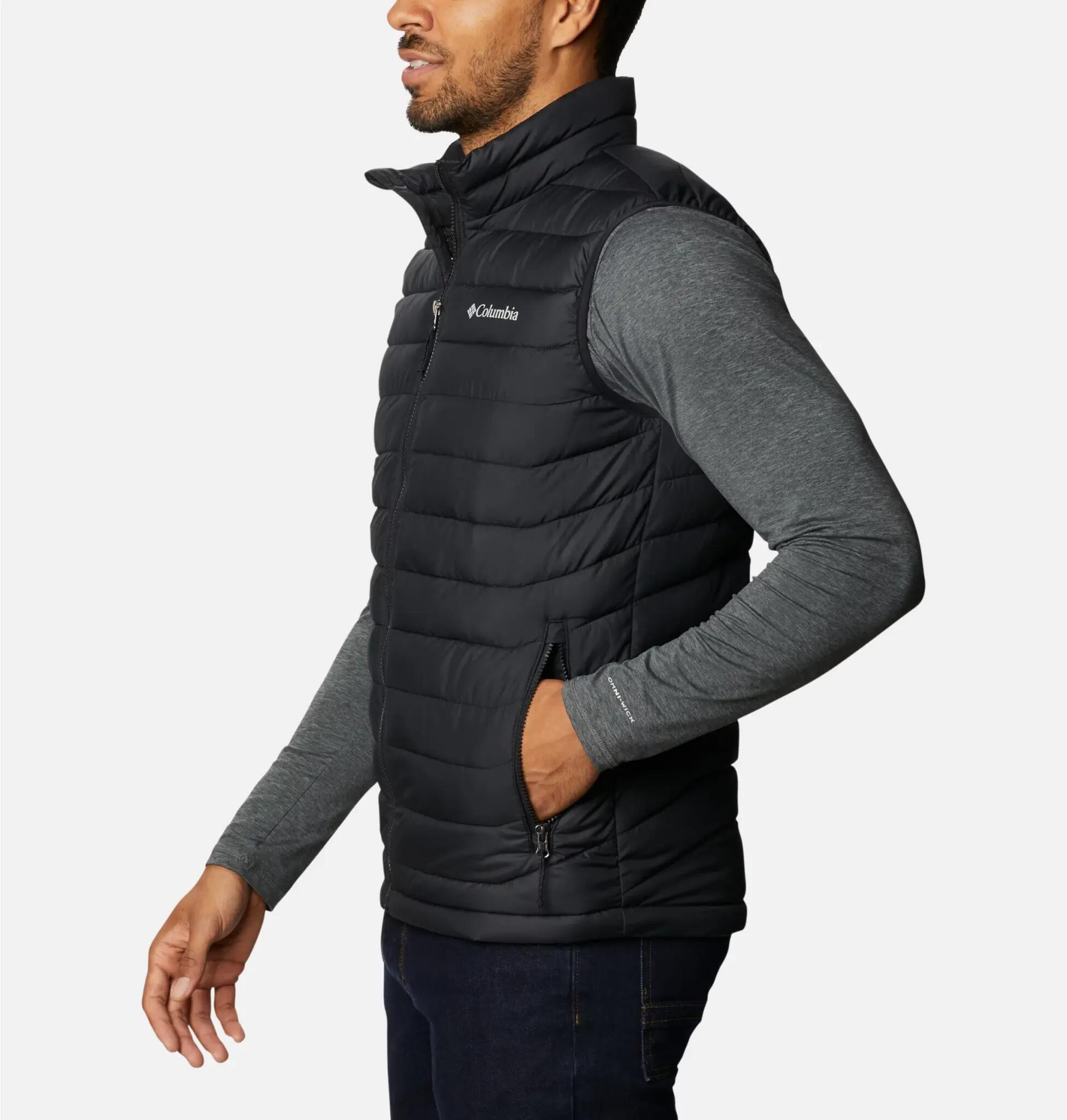 Coletes Homem - COLUMBIA Powder Lite II Vest  - Black 5/7