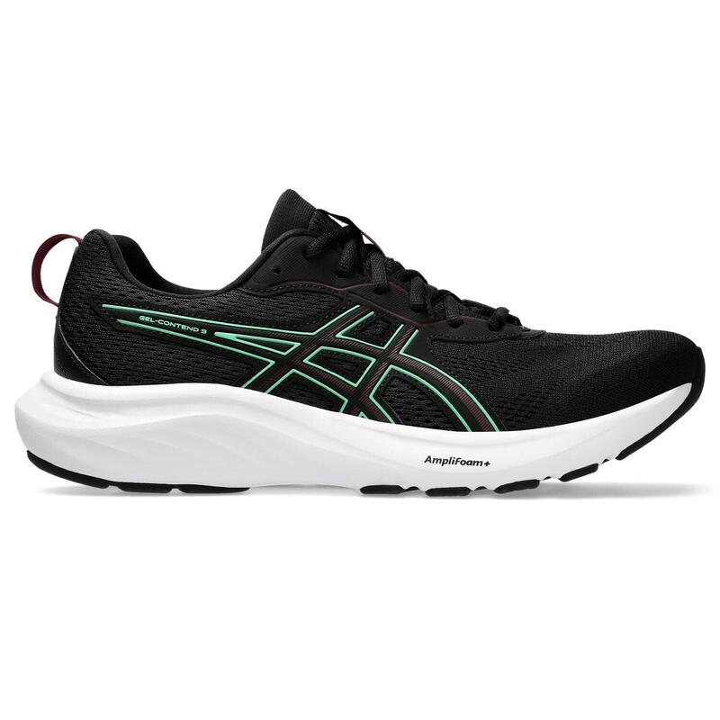 Zapatillas De Running Hombre - ASICS Gel-Contend 9 - Black/New Leaf