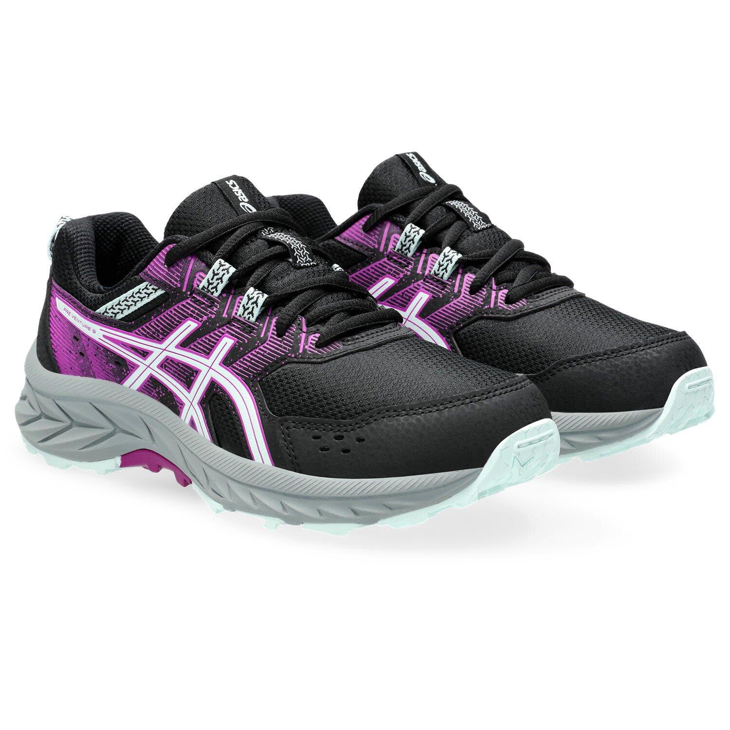 Chaussures De Randonnee Enfants - ASICS Pre Venture 9 GS - Black/ShootingSea 2/7