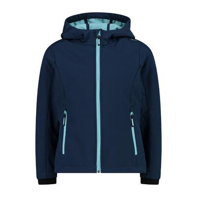 Softshelljacken Kinder - CMP Kid SoftShell Jacket - Blue/Acqua