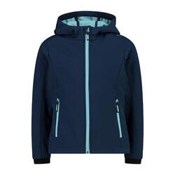 Vestes Softshell Enfants - CMP Kid SoftShell Jacket - Blue/Acqua