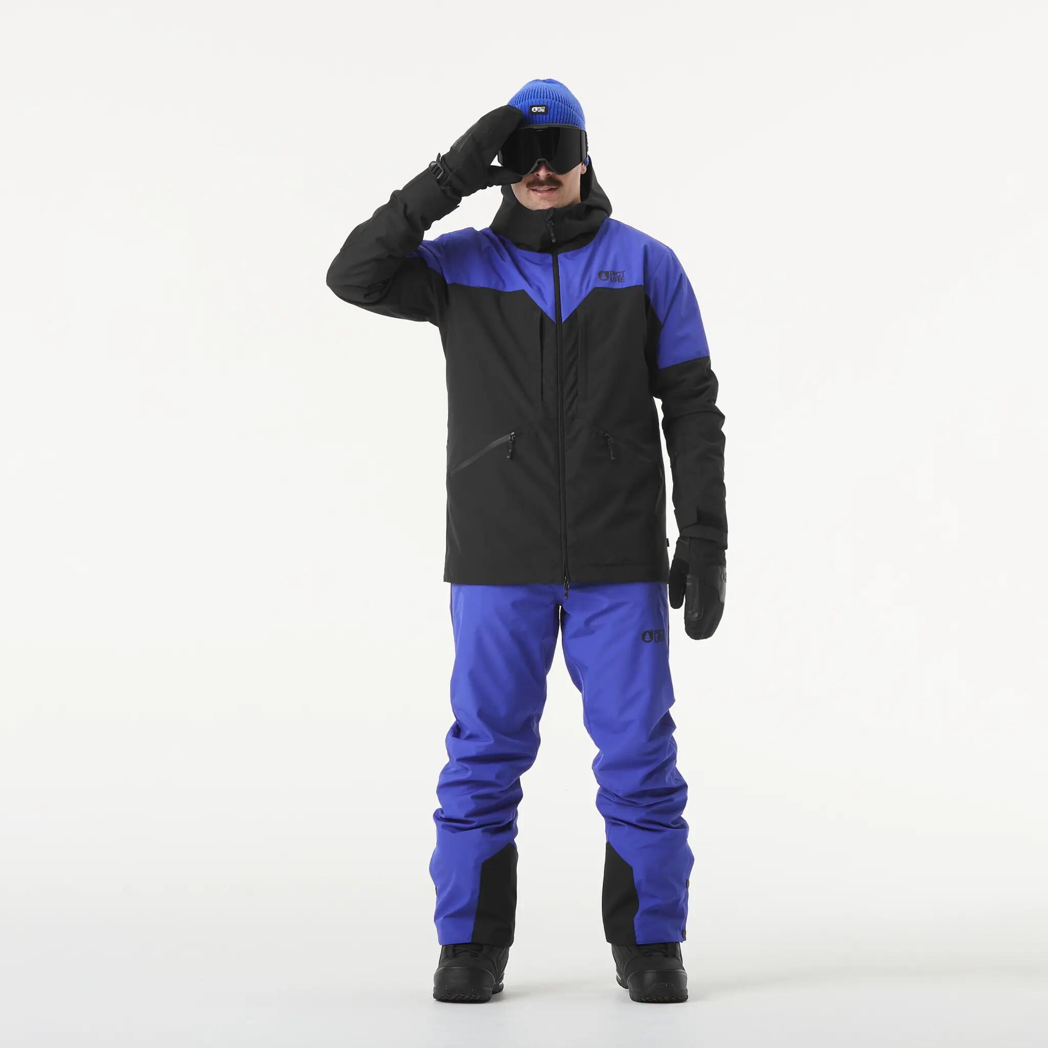 Casacos de esqui homem - picture bangup - black/blue