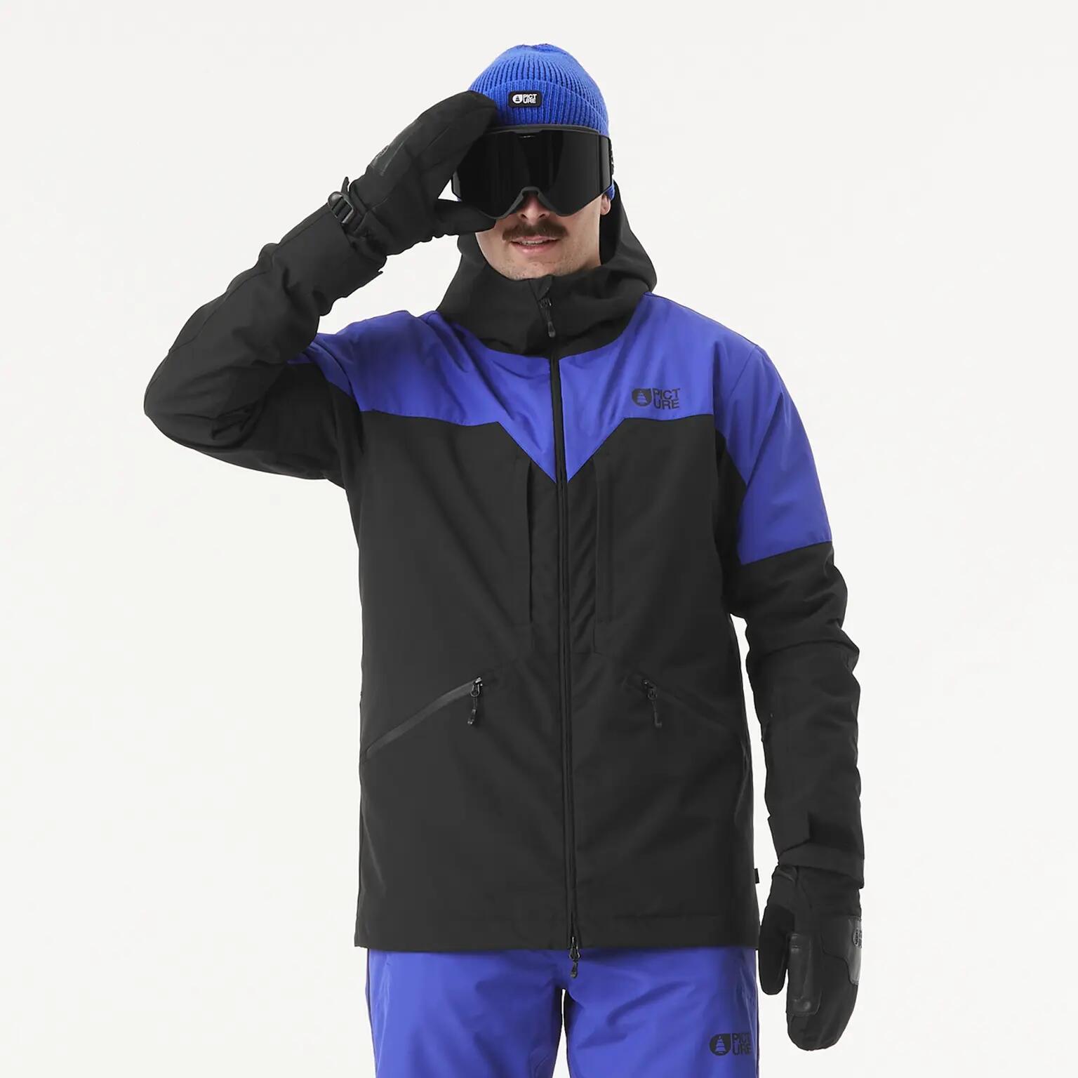 Casacos De Esqui Homem - PICTURE  Bangup - Black/Blue 4/7