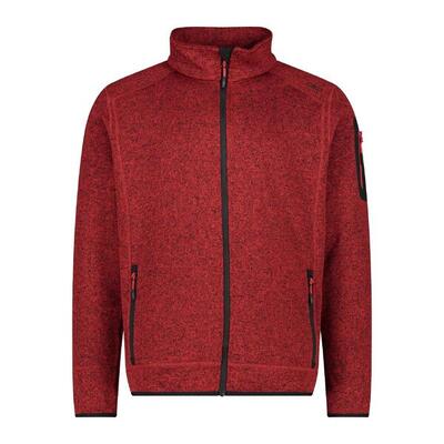 Fleecevesten truien heren - cmp man jacket - chili/nero