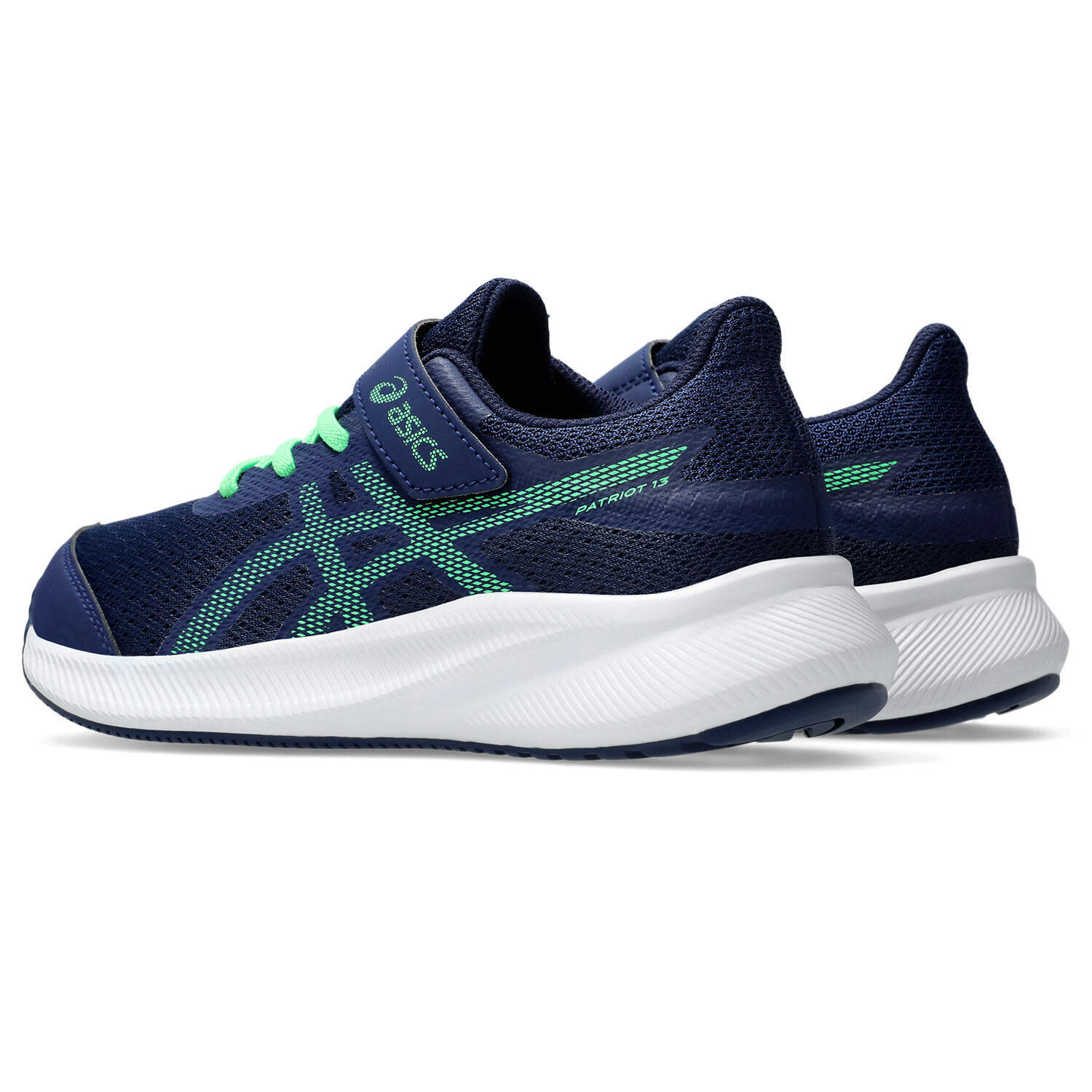 Calcado De Corrida Crianças, Unissex - ASICS Patriot 13 PS - Blue Expanse/New 2/7