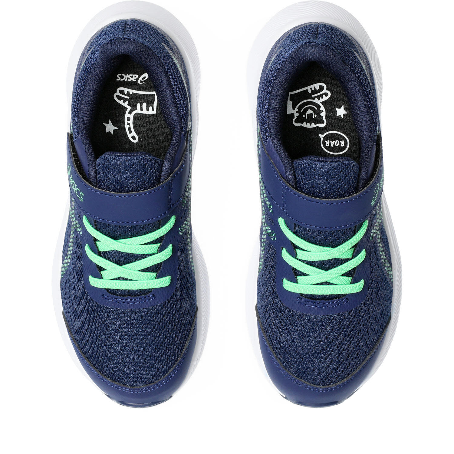 Calcado De Corrida Crianças, Unissex - ASICS Patriot 13 PS - Blue Expanse/New 6/7