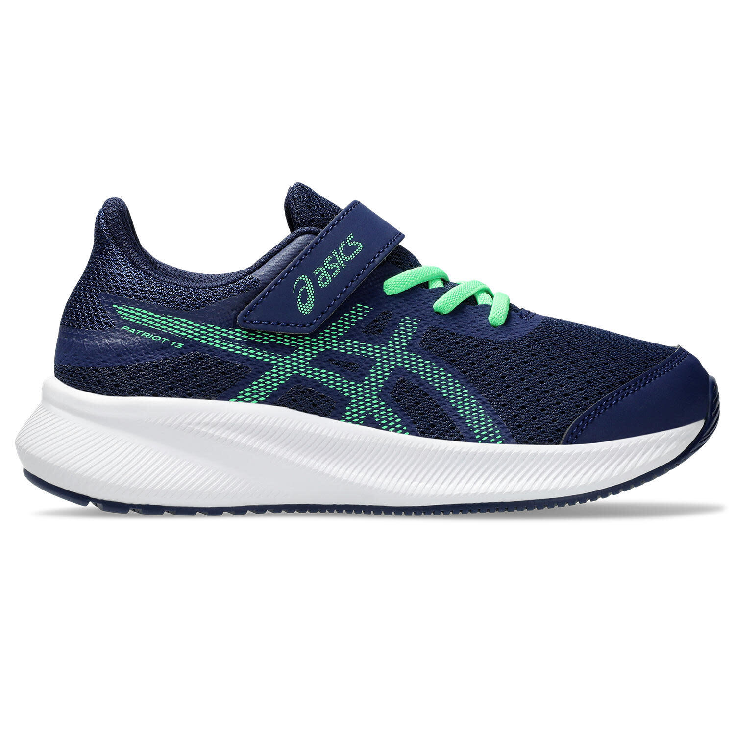 Calcado De Corrida Crianças, Unissex - ASICS Patriot 13 PS - Blue Expanse/New 7/7