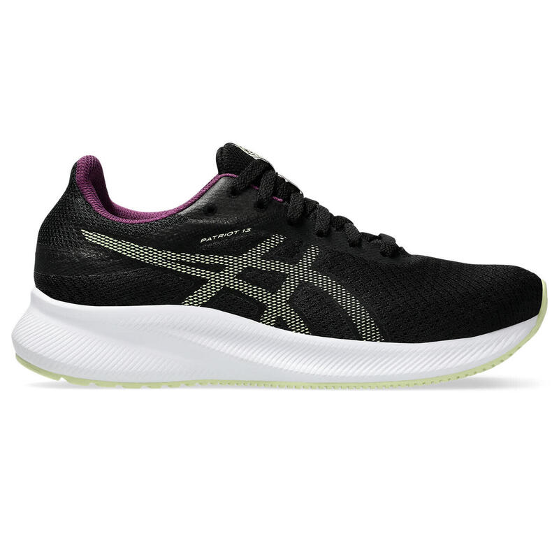 Zapatillas De Running Mujer - ASICS Patriot 13 W - Black/Cool Matcha