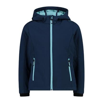 Softshelljacken Kinder - CMP Kid SoftShell Jacket - Blue/Acqua