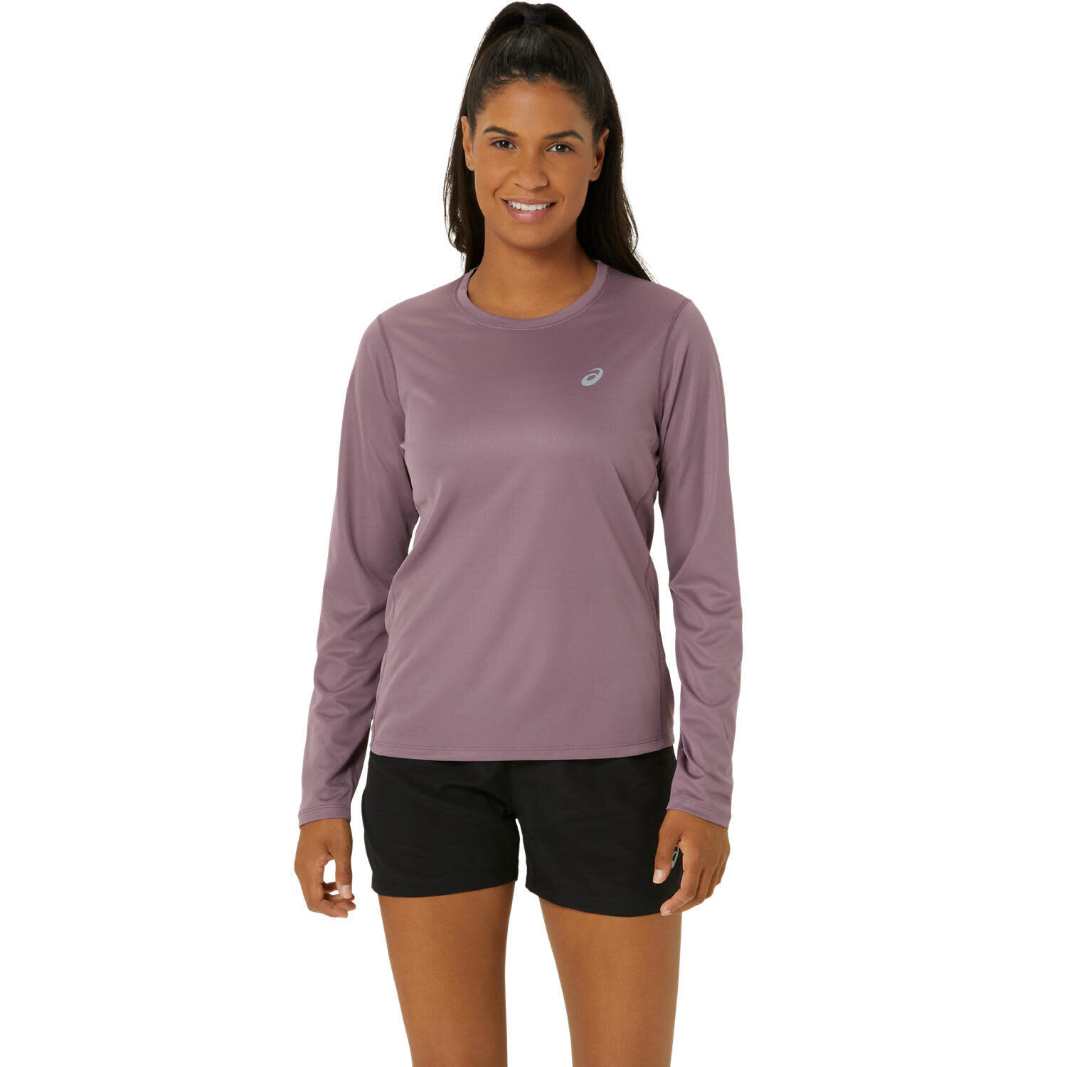Asics - T Shirts Et Chemises Enfants - Asics Core Ls Top W - Dusty Mauve - T-shirt Manches Courtes - Violet - 48 Xl - Decathlon