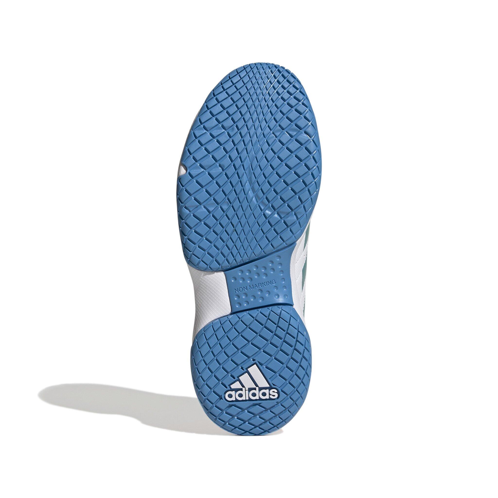 Tenis Y Padel Mujer - ADIDAS Ligra 7 W  - White/Green/Orange 6/6