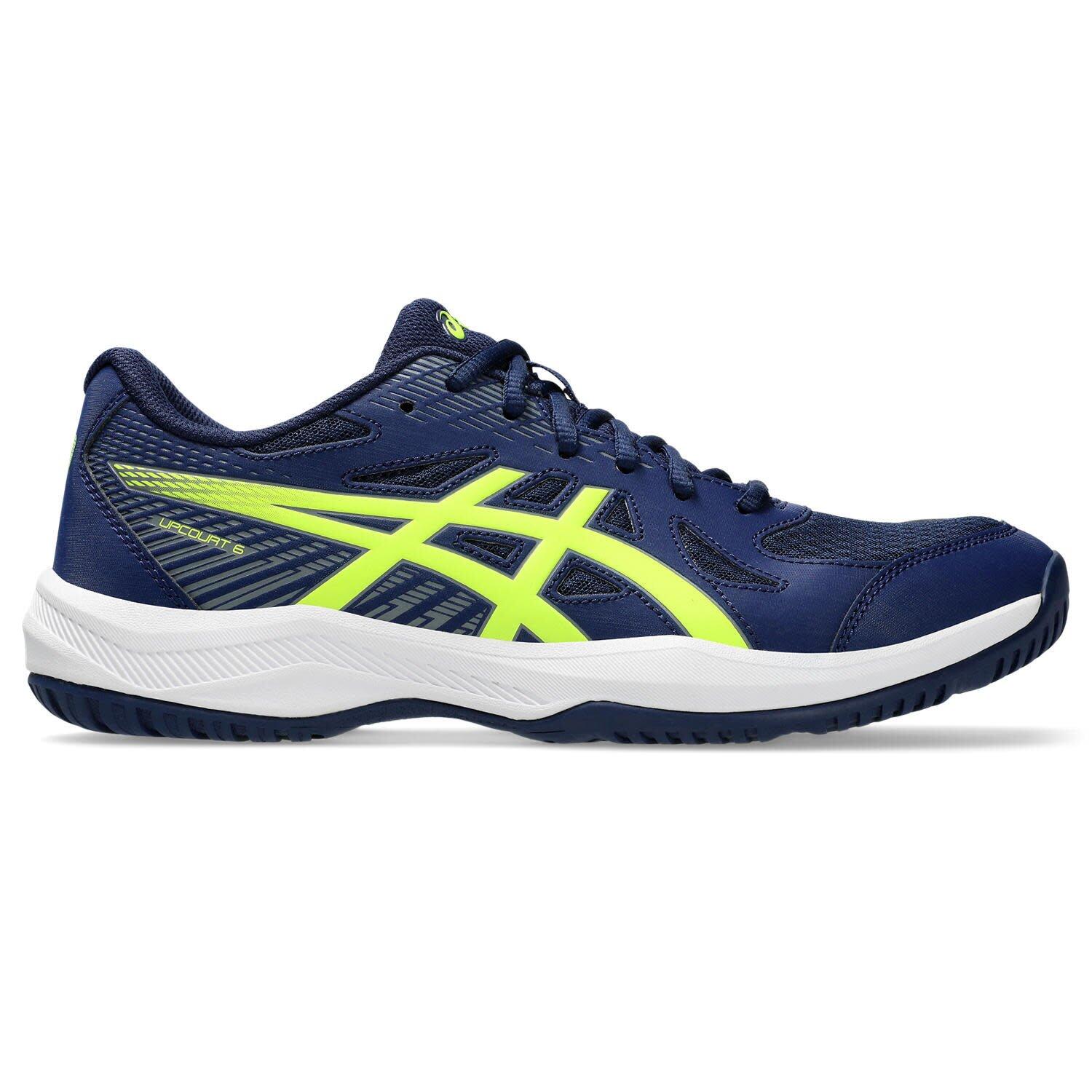 Sport In De Zaal Heren - ASICS Upcourt 6 - Blue Exp/Safety Yellow 3/7