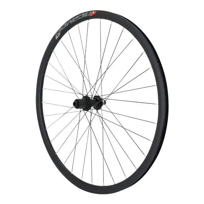 Rear gravel wheel rim hub thru axle Velox 700 Mach1 19 Tub. Ready Shimano RS470
