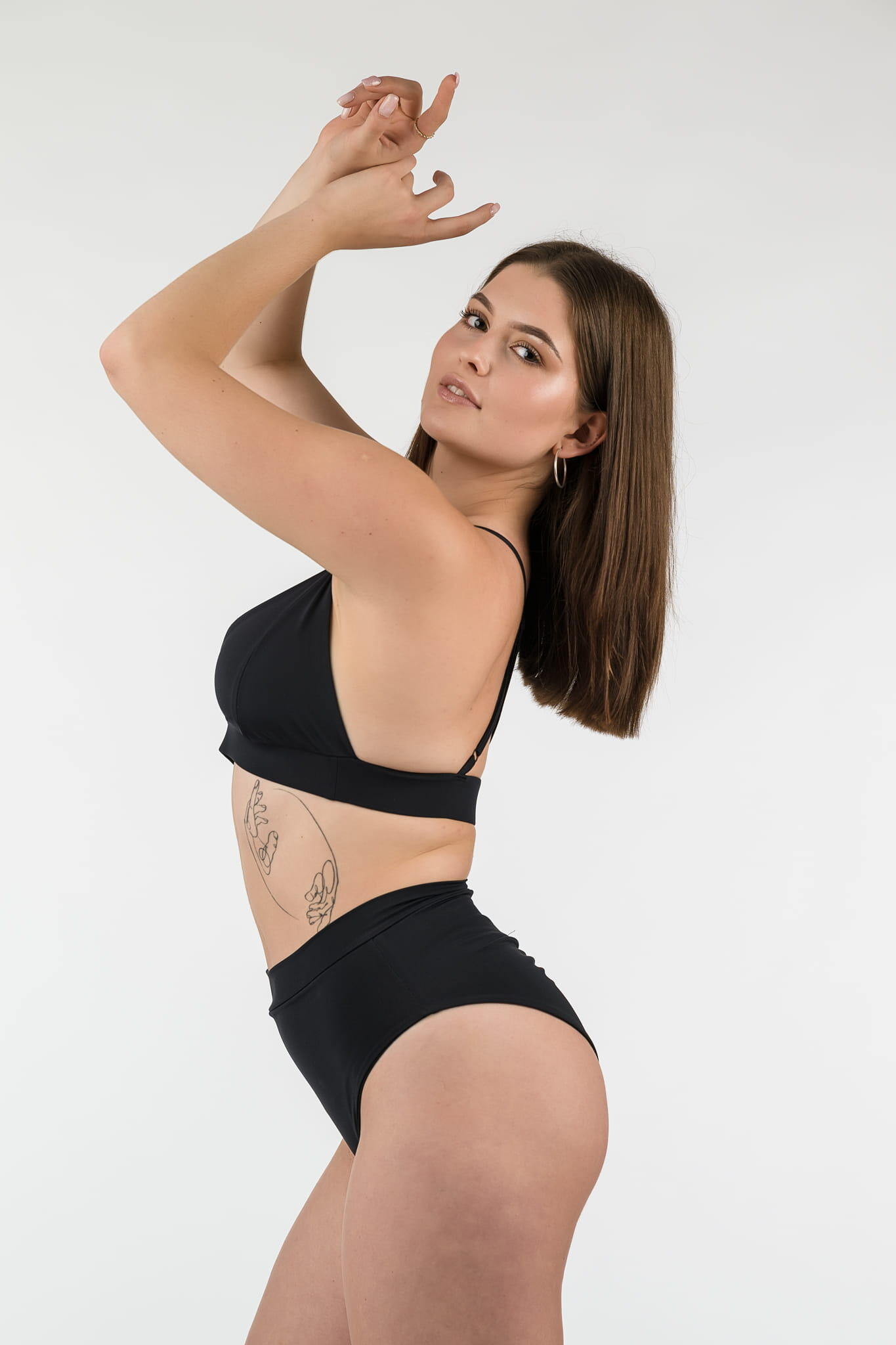 Spodenki do pole dance twerk Rev Activ Classic z wysokim stanem 2/3