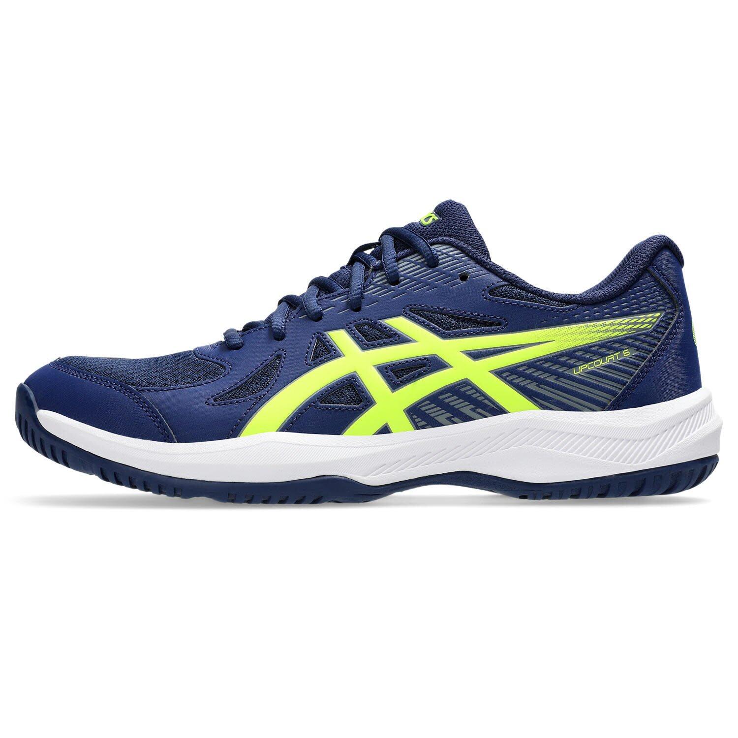 Sport In De Zaal Heren - ASICS Upcourt 6 - Blue Exp/Safety Yellow 2/7