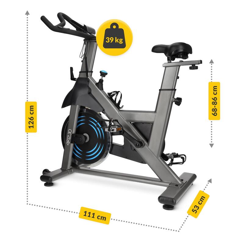 Rower spinningowy RACING 4FIZJO