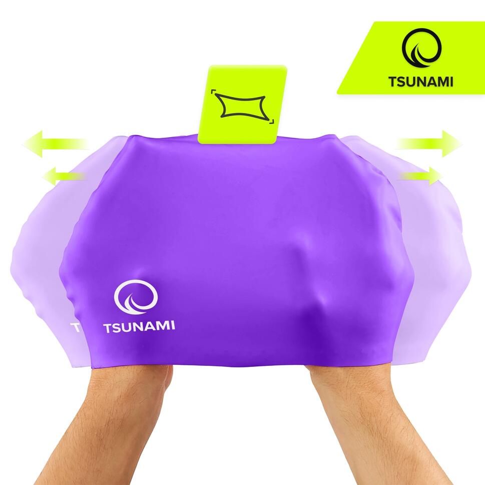 Czepek pływacki na basen TSUNAMI unisex