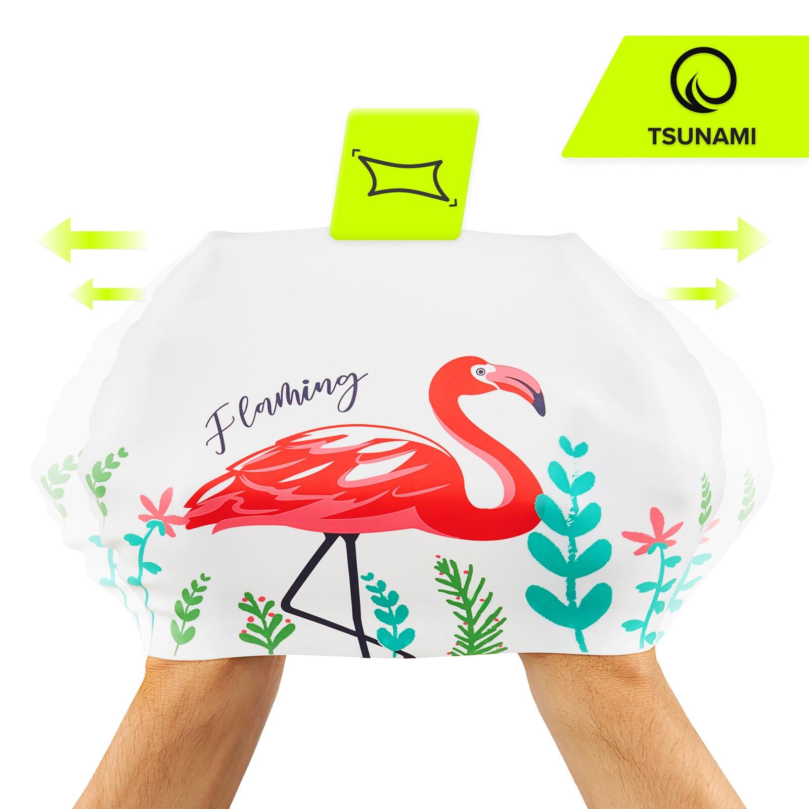 Plavecká čepice pro dlouhé vlasy TSUNAMI 3/7