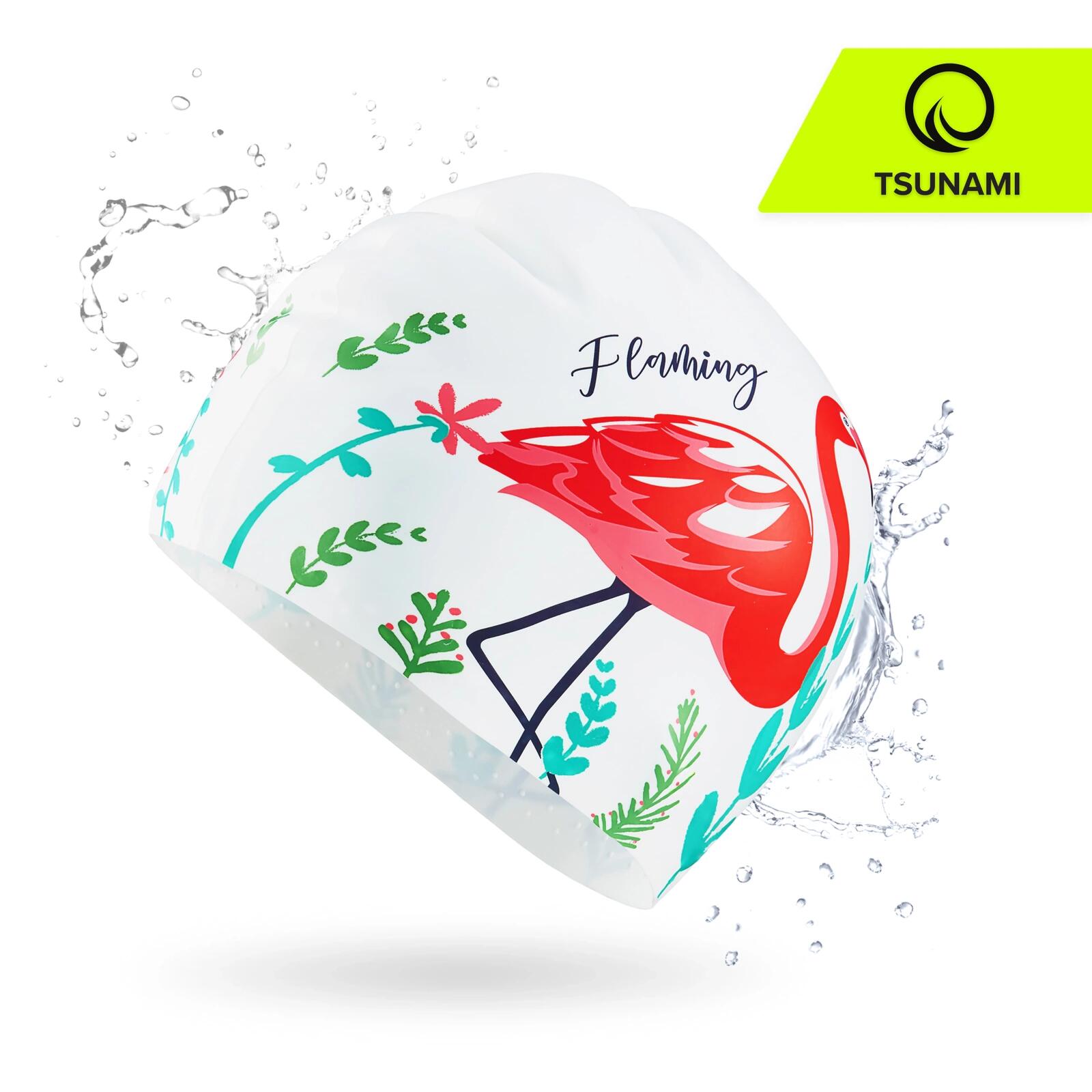 Plavecká čepice pro dlouhé vlasy TSUNAMI 7/7