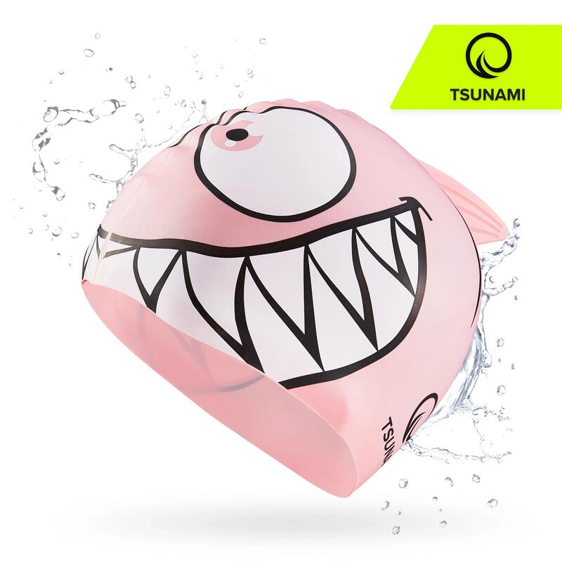 Cască de înot pentru copii pentru piscină TSUNAMI rechin
