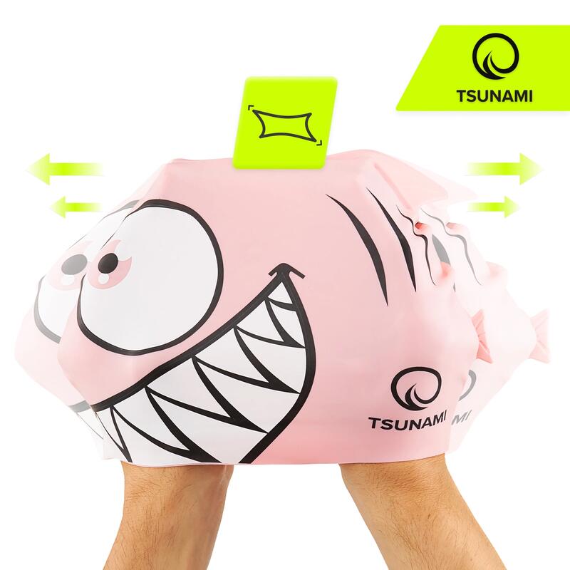 Dětská plavecká čepice TSUNAMI