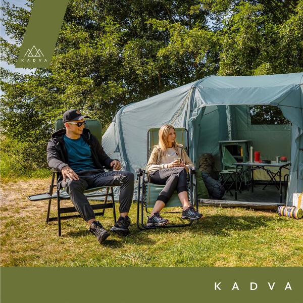 Cort de camping gonflabil 8 persoane KADVA AIRcamp 8.44 5/7