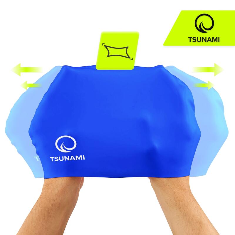 Czepek pływacki na basen TSUNAMI unisex