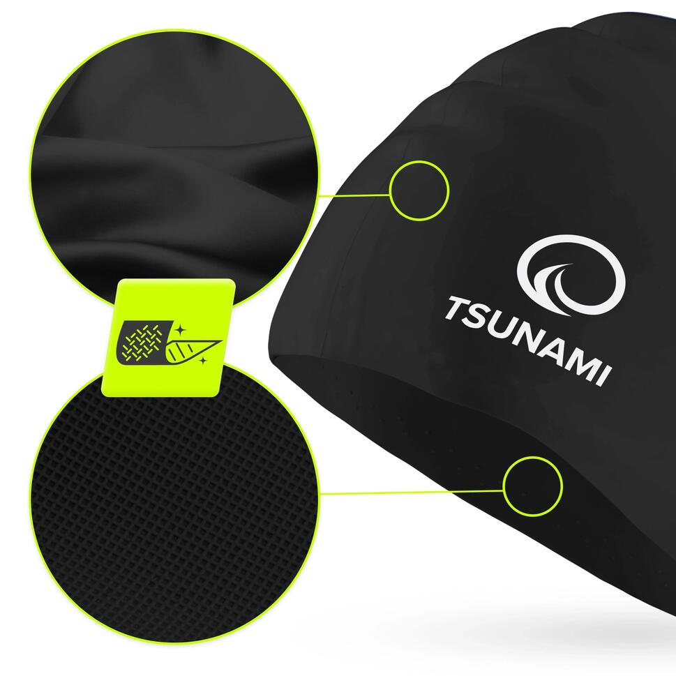 Czepek pływacki na basen TSUNAMI unisex