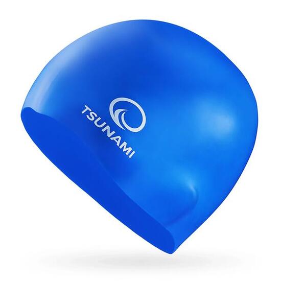 Badekappe Schwimmkappe PRO Silikon Training Wettkampf Herren Damen TSUNAMI