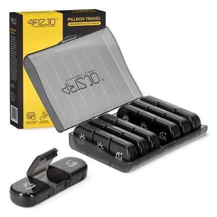 Tygodniowy organizer na leki 4FIZJO TRAVEL