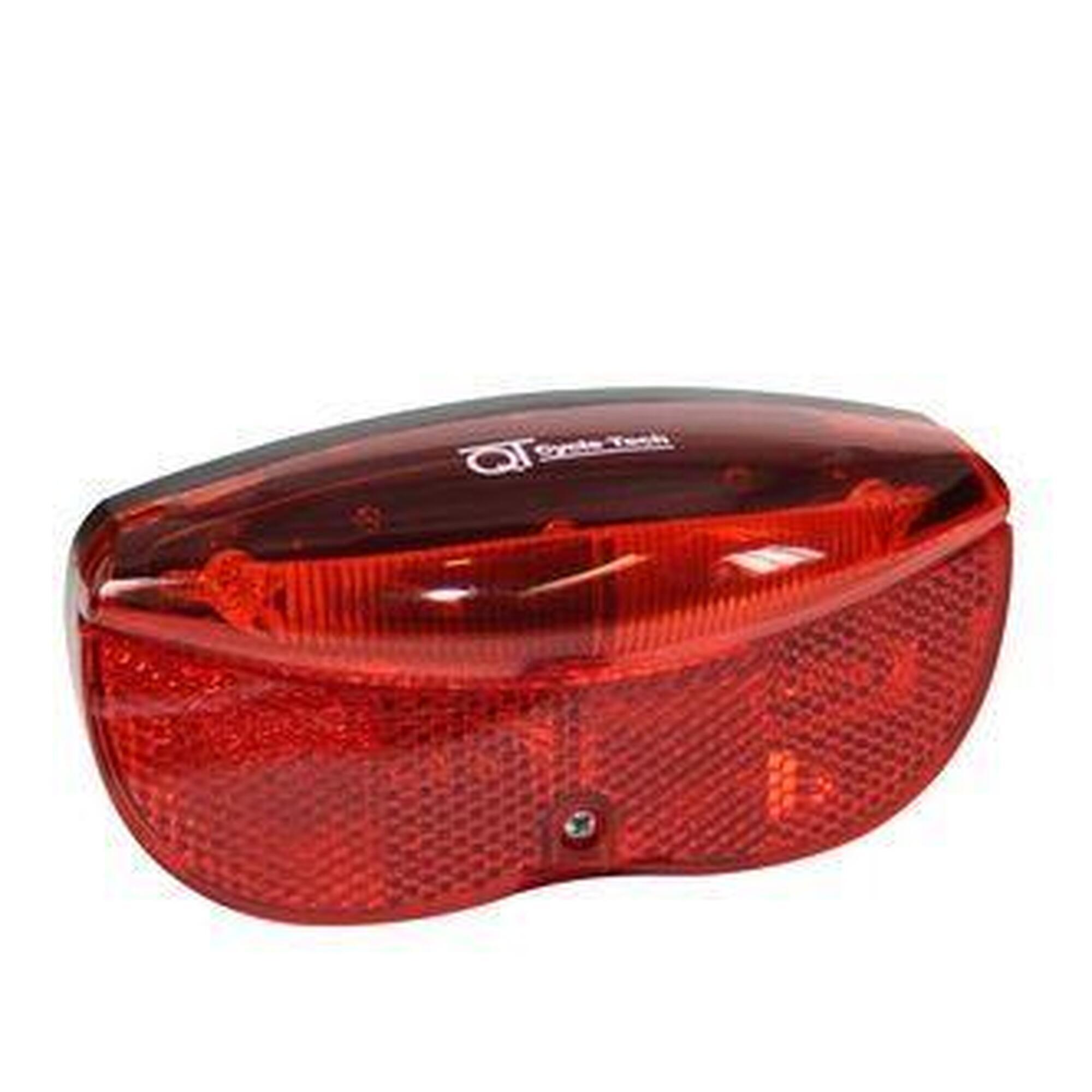 Cycle Tech blister de la batterie arrière LED noir / rouge