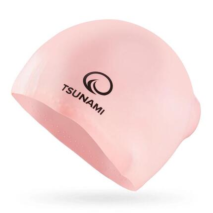 Badekappe Schwimmkappe Silikon Damen Herren Unisex Sport Training TSUNAMI