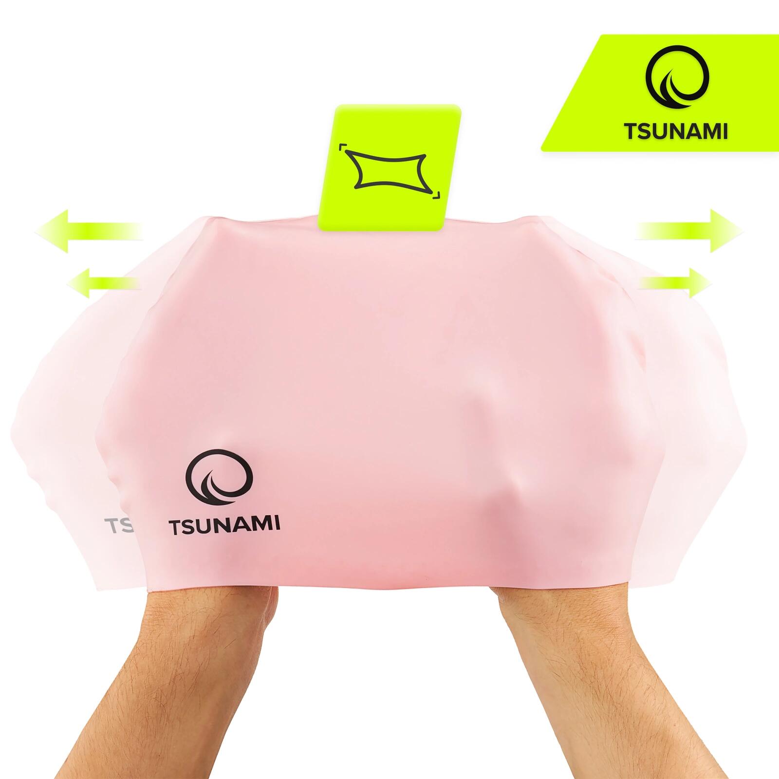 Czepek pływacki na basen TSUNAMI unisex 4/7