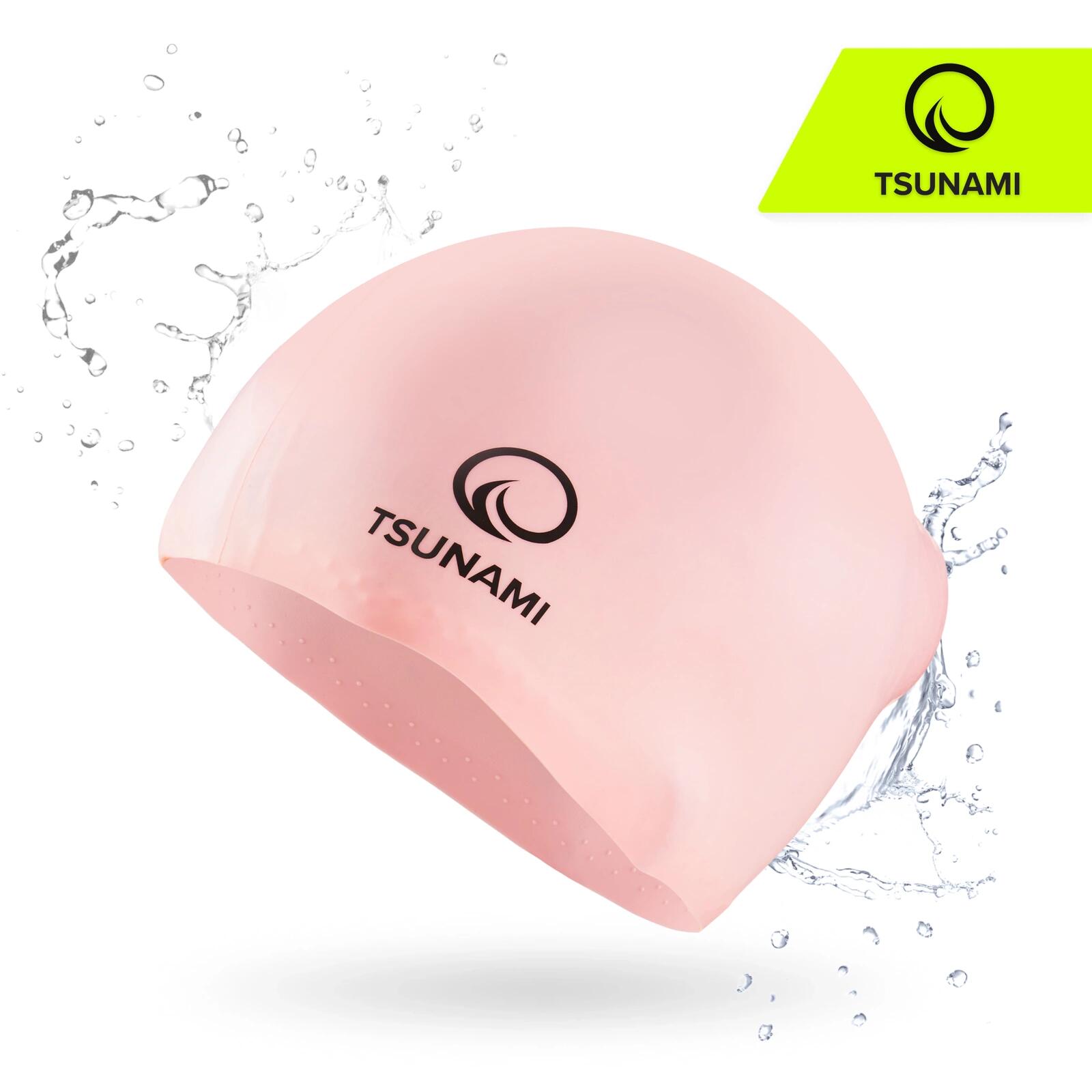Czepek pływacki na basen TSUNAMI unisex 7/7